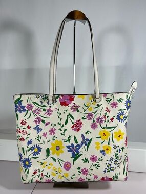 3067: Kate Spade Floral Tote Saffiano Leather Repair Project